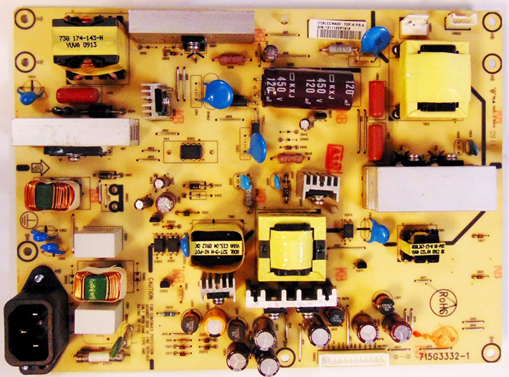 Hitachi PWTV8LCCMADF (715G3332-1) Power Supply for L32A403 Tested